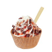 Sundae Extra Aardbei KitKat,Soft Ice Corner,Angelo,Good Choice;Klein 3,35, Groot 3,85