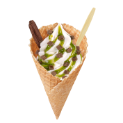 Super Cone Pistache Brownie, Soft Ice Corner,Angelo,Good Choice;4,95