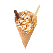 Super Cone Gezouten Caramel Stroopwafel,Soft Ice Corner,Angelo,Good Choice;4,95