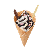 Super Cone Chocolade Spekkies Oreo,Soft Ice Corner,Angelo,Good Choice;4,95